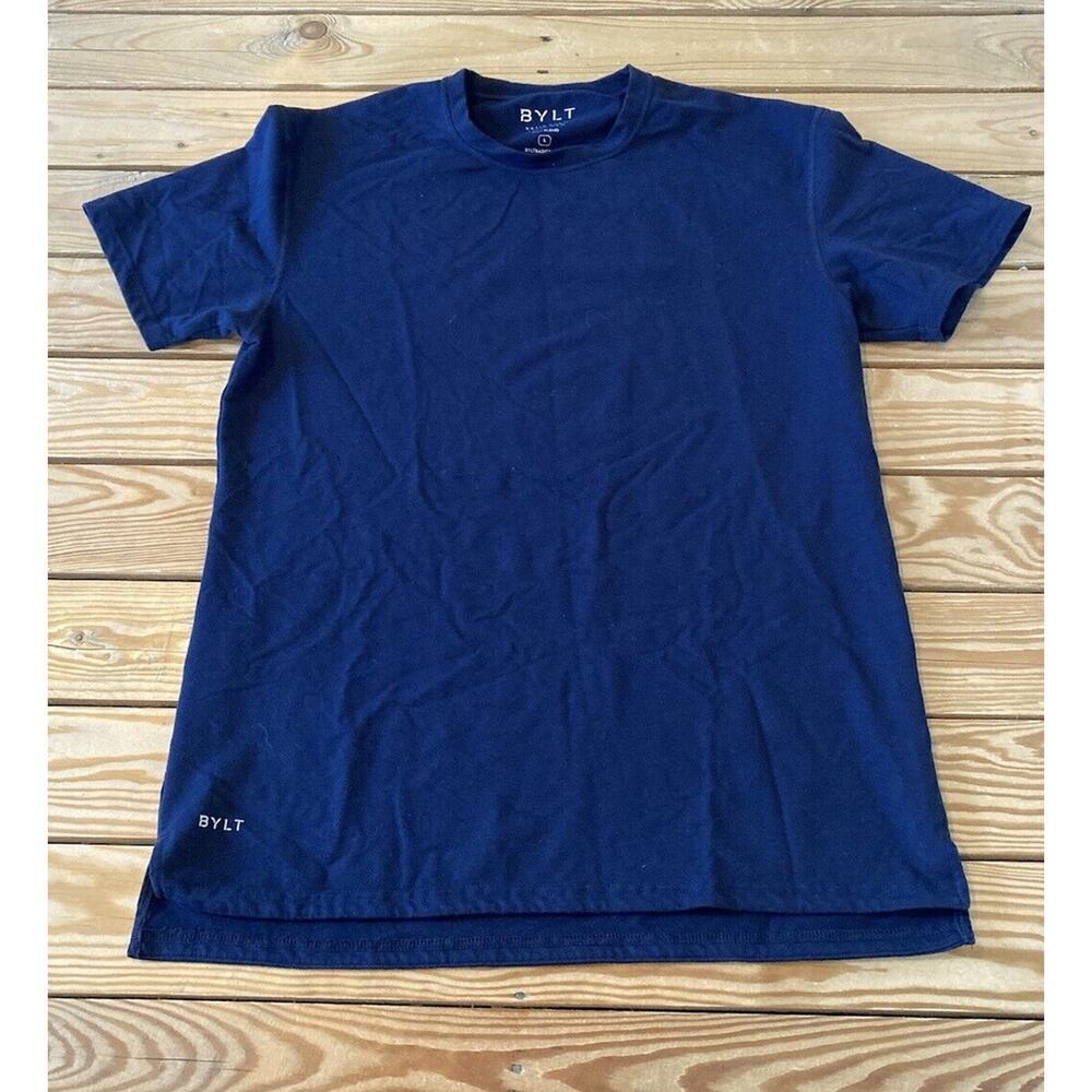 Bylt Basic Crew Split Hem T Shirt Size Large Men’… - image 1